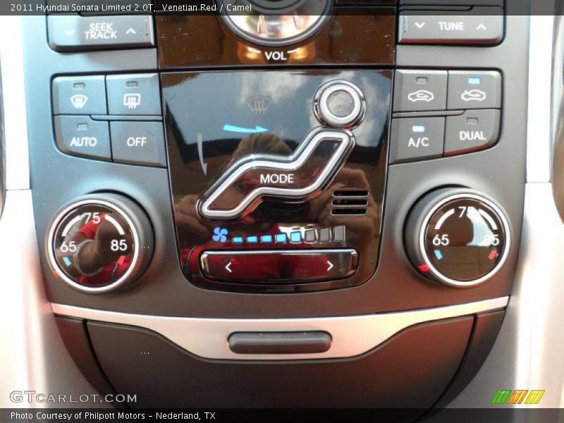 Controls of 2011 Sonata Limited 2.0T
