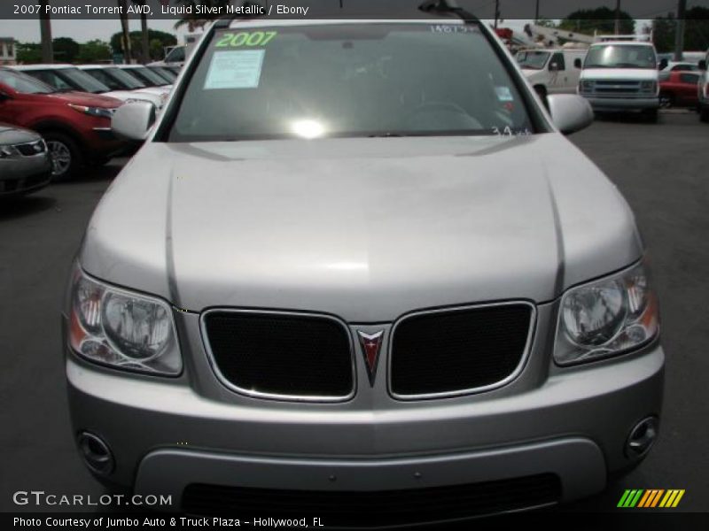 Liquid Silver Metallic / Ebony 2007 Pontiac Torrent AWD