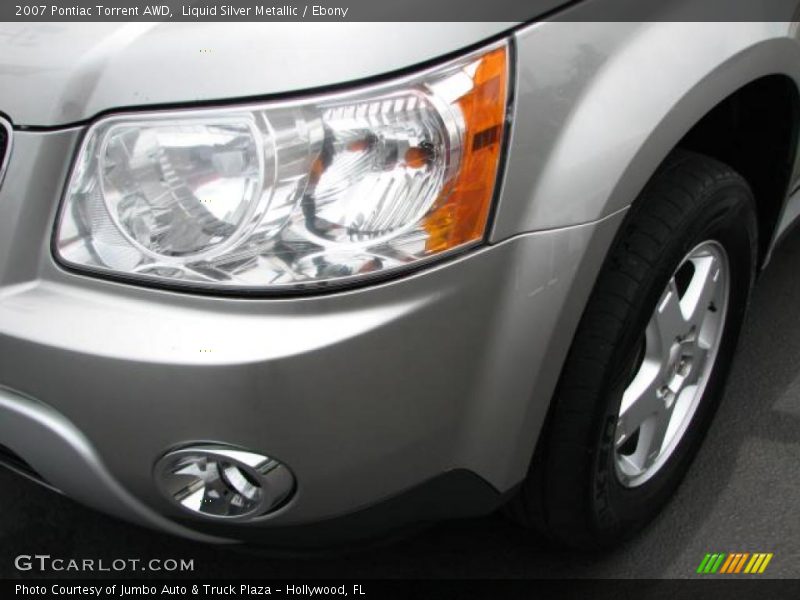 Liquid Silver Metallic / Ebony 2007 Pontiac Torrent AWD