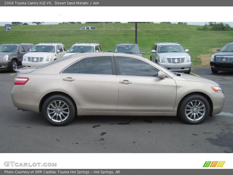 Desert Sand Metallic / Ash 2009 Toyota Camry XLE V6
