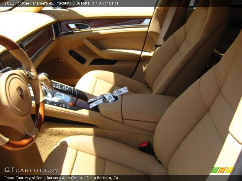 Yachting Blue Metallic / Luxor Beige 2011 Porsche Panamera 4S
