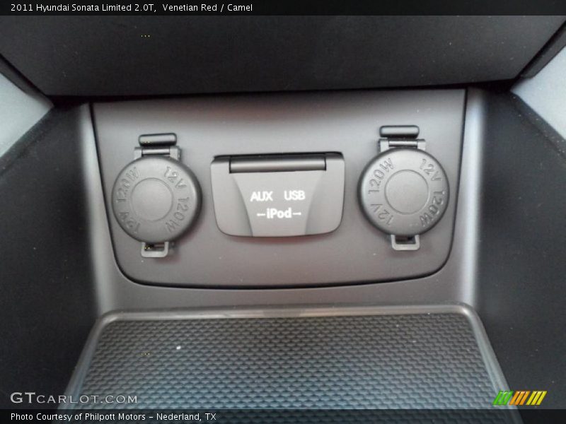 Venetian Red / Camel 2011 Hyundai Sonata Limited 2.0T
