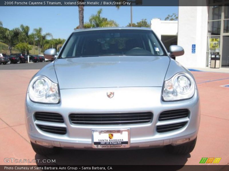 Iceland Silver Metallic / Black/Steel Grey 2006 Porsche Cayenne S Titanium