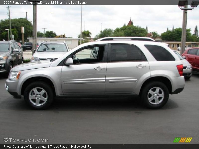 Liquid Silver Metallic / Ebony 2007 Pontiac Torrent AWD
