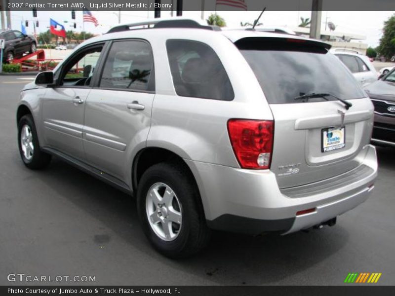 Liquid Silver Metallic / Ebony 2007 Pontiac Torrent AWD