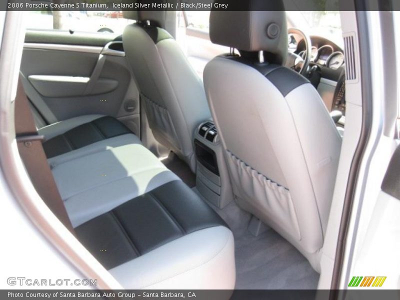 Iceland Silver Metallic / Black/Steel Grey 2006 Porsche Cayenne S Titanium