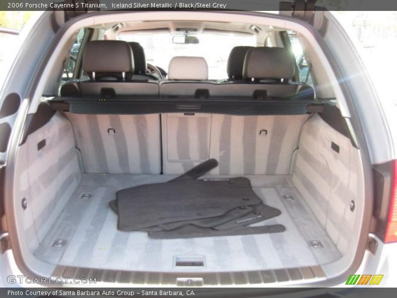 Iceland Silver Metallic / Black/Steel Grey 2006 Porsche Cayenne S Titanium