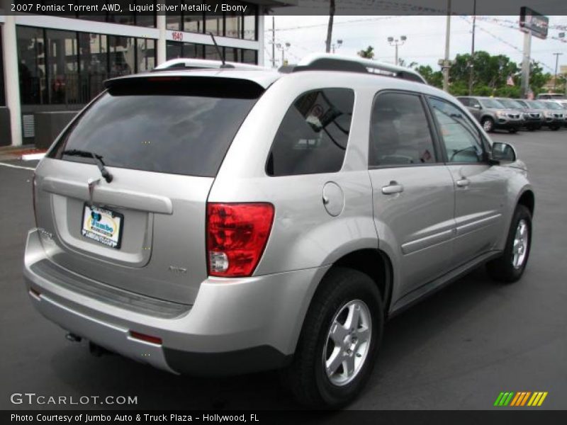 Liquid Silver Metallic / Ebony 2007 Pontiac Torrent AWD