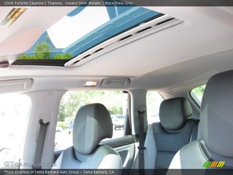 Iceland Silver Metallic / Black/Steel Grey 2006 Porsche Cayenne S Titanium