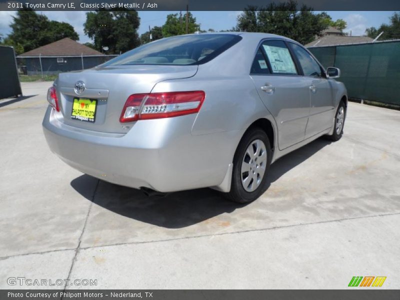 Classic Silver Metallic / Ash 2011 Toyota Camry LE