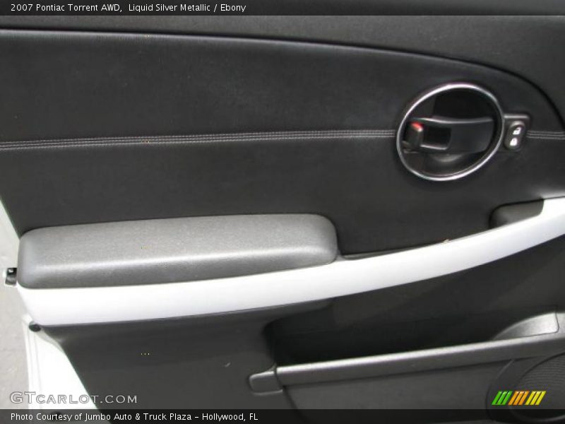 Liquid Silver Metallic / Ebony 2007 Pontiac Torrent AWD