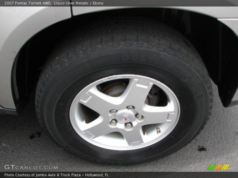 Liquid Silver Metallic / Ebony 2007 Pontiac Torrent AWD
