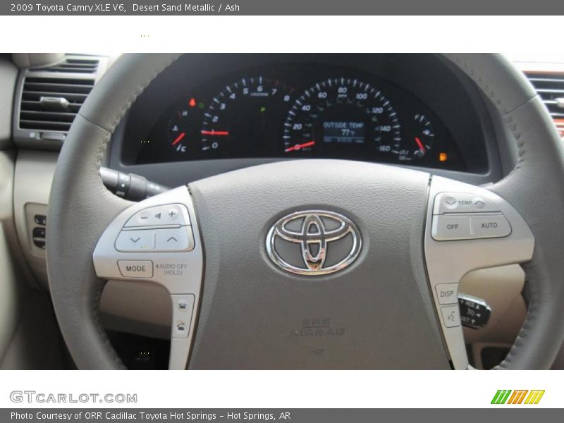 Desert Sand Metallic / Ash 2009 Toyota Camry XLE V6