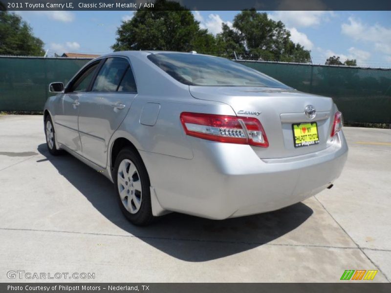 Classic Silver Metallic / Ash 2011 Toyota Camry LE