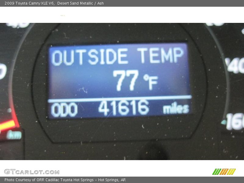 Desert Sand Metallic / Ash 2009 Toyota Camry XLE V6