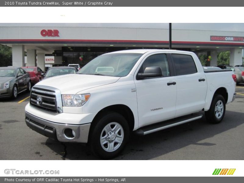 Super White / Graphite Gray 2010 Toyota Tundra CrewMax