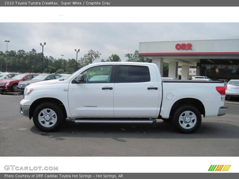 Super White / Graphite Gray 2010 Toyota Tundra CrewMax