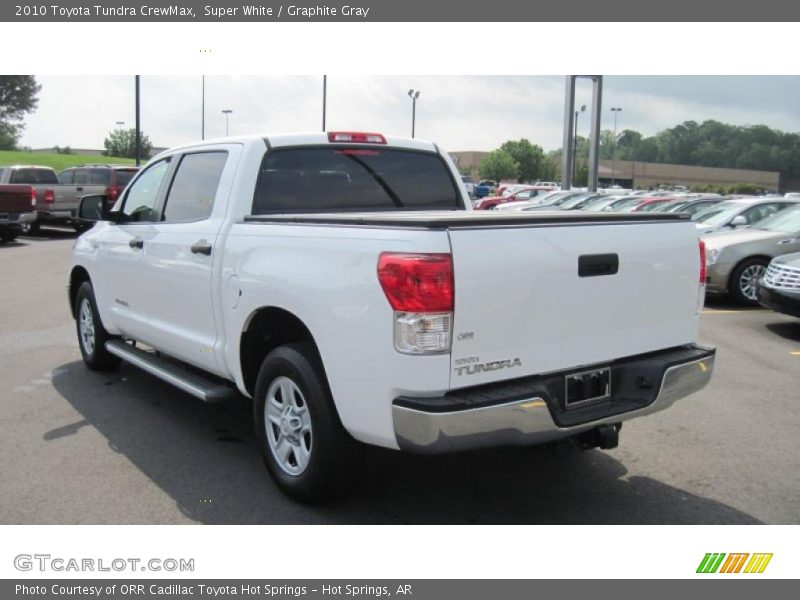 Super White / Graphite Gray 2010 Toyota Tundra CrewMax