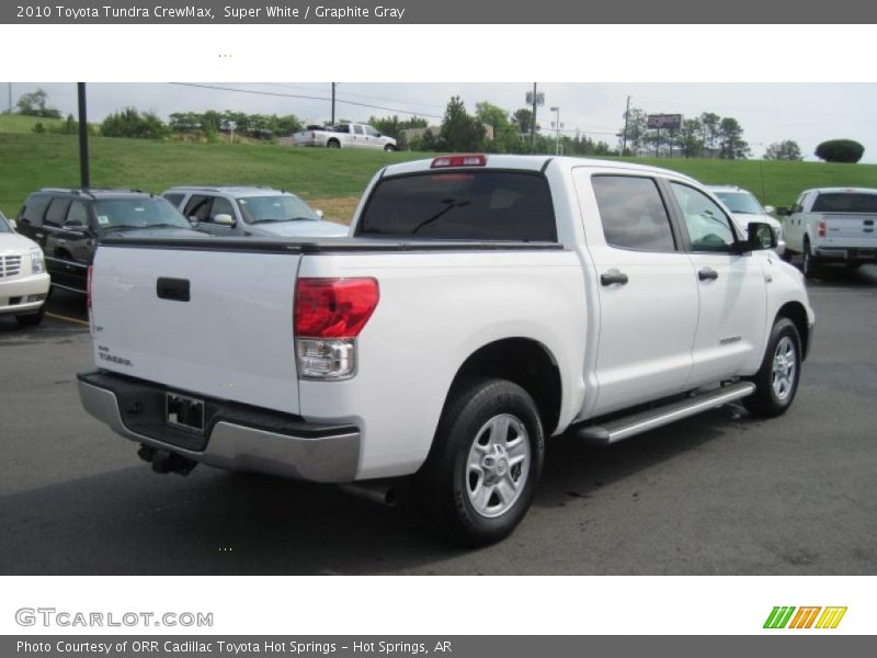 Super White / Graphite Gray 2010 Toyota Tundra CrewMax