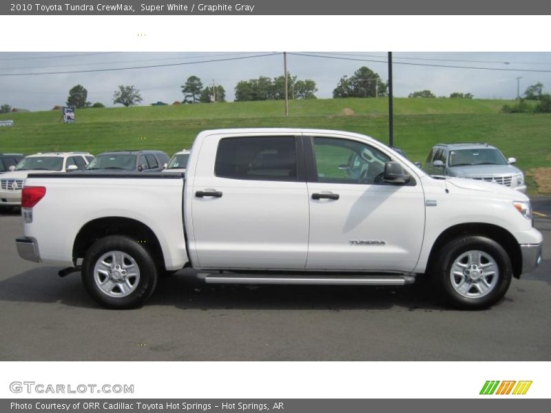 Super White / Graphite Gray 2010 Toyota Tundra CrewMax