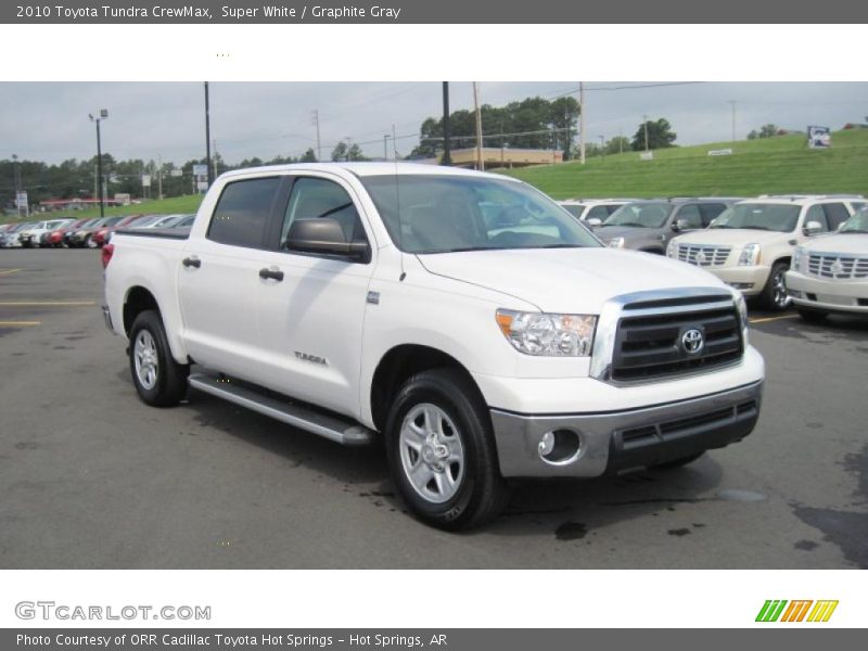 Super White / Graphite Gray 2010 Toyota Tundra CrewMax