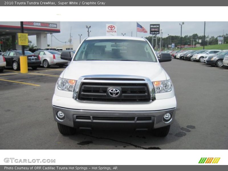 Super White / Graphite Gray 2010 Toyota Tundra CrewMax