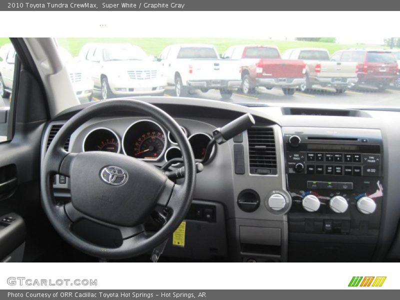 Super White / Graphite Gray 2010 Toyota Tundra CrewMax