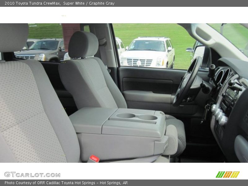Super White / Graphite Gray 2010 Toyota Tundra CrewMax