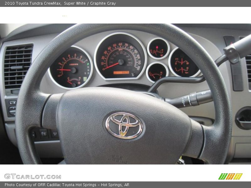 Super White / Graphite Gray 2010 Toyota Tundra CrewMax