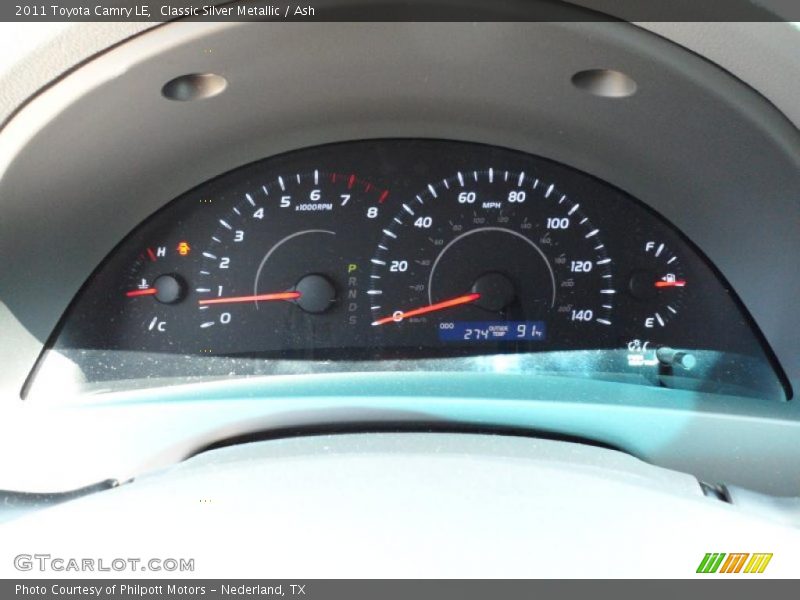 Classic Silver Metallic / Ash 2011 Toyota Camry LE