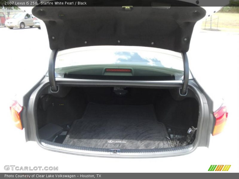 Starfire White Pearl / Black 2007 Lexus IS 250