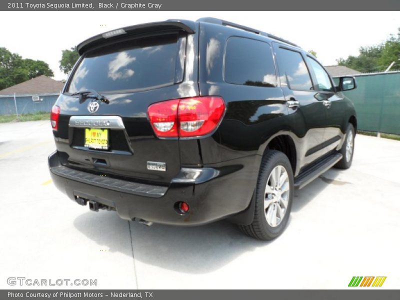 Black / Graphite Gray 2011 Toyota Sequoia Limited