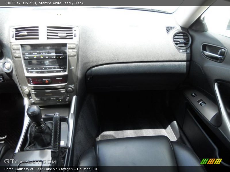 Starfire White Pearl / Black 2007 Lexus IS 250