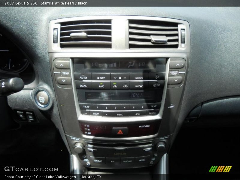 Starfire White Pearl / Black 2007 Lexus IS 250