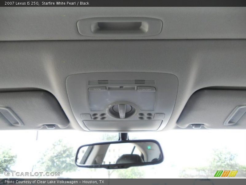 Starfire White Pearl / Black 2007 Lexus IS 250