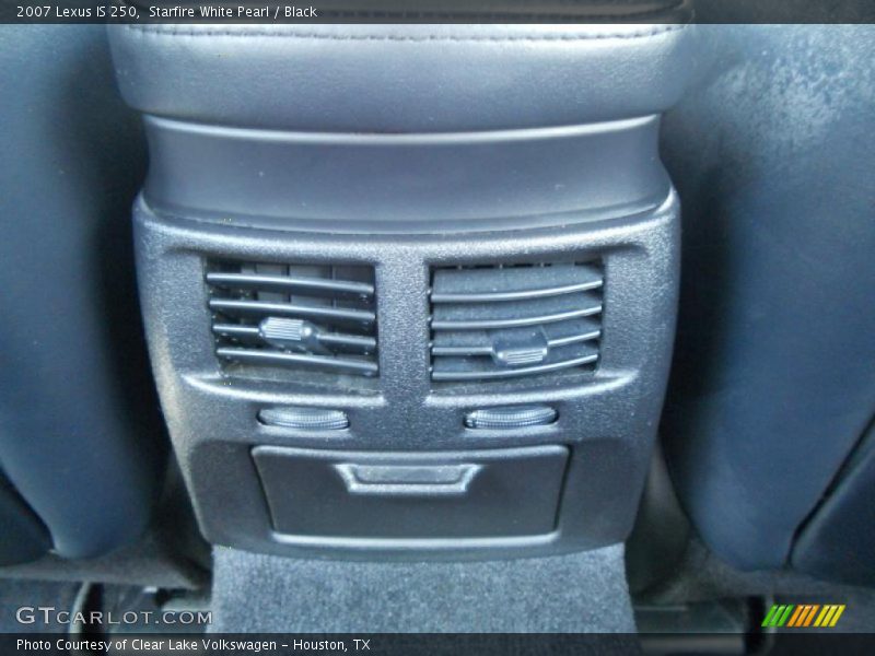 Starfire White Pearl / Black 2007 Lexus IS 250