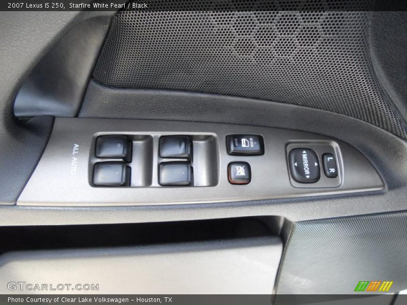 Starfire White Pearl / Black 2007 Lexus IS 250