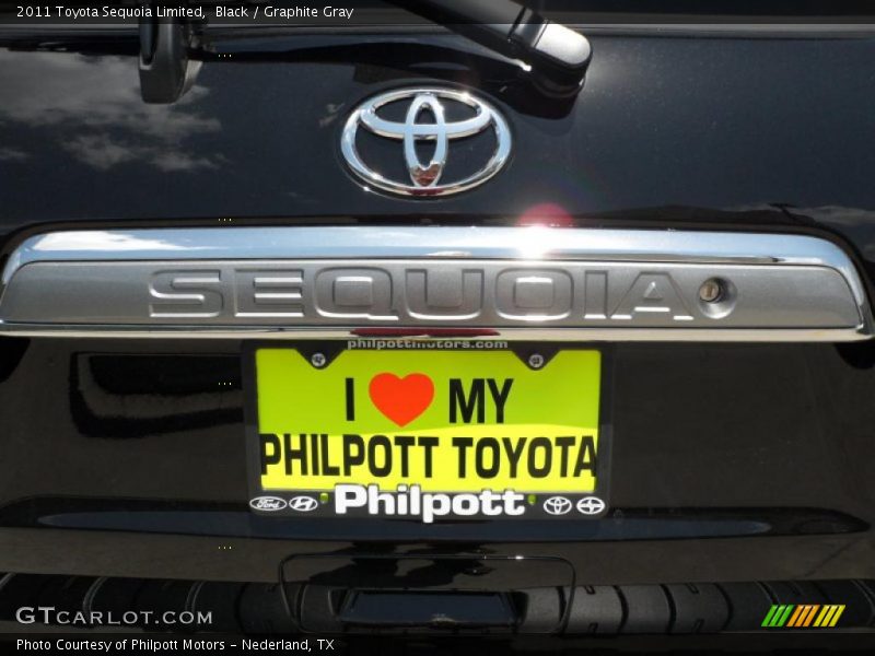 Black / Graphite Gray 2011 Toyota Sequoia Limited