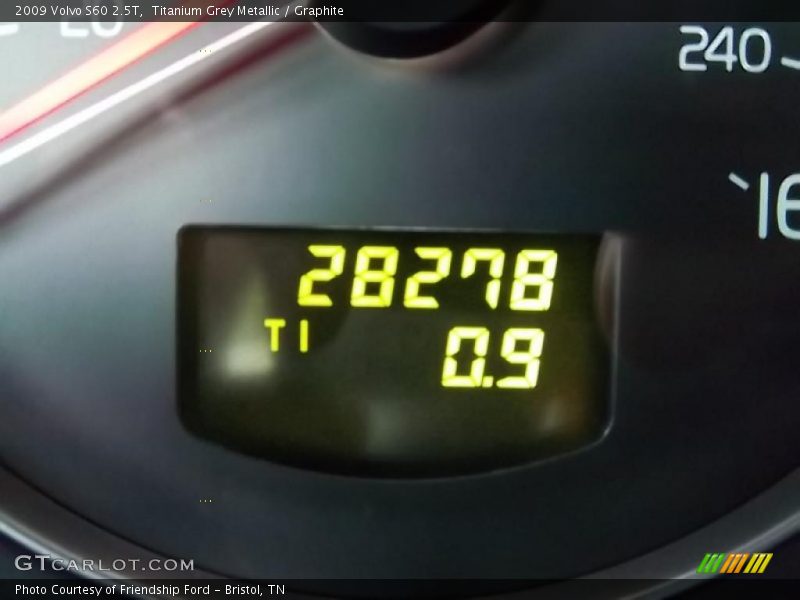 Titanium Grey Metallic / Graphite 2009 Volvo S60 2.5T