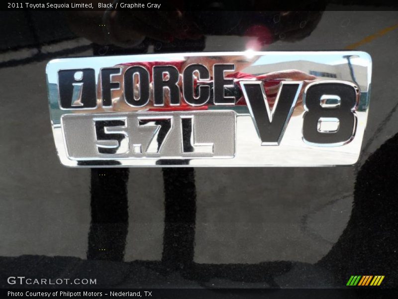 Black / Graphite Gray 2011 Toyota Sequoia Limited