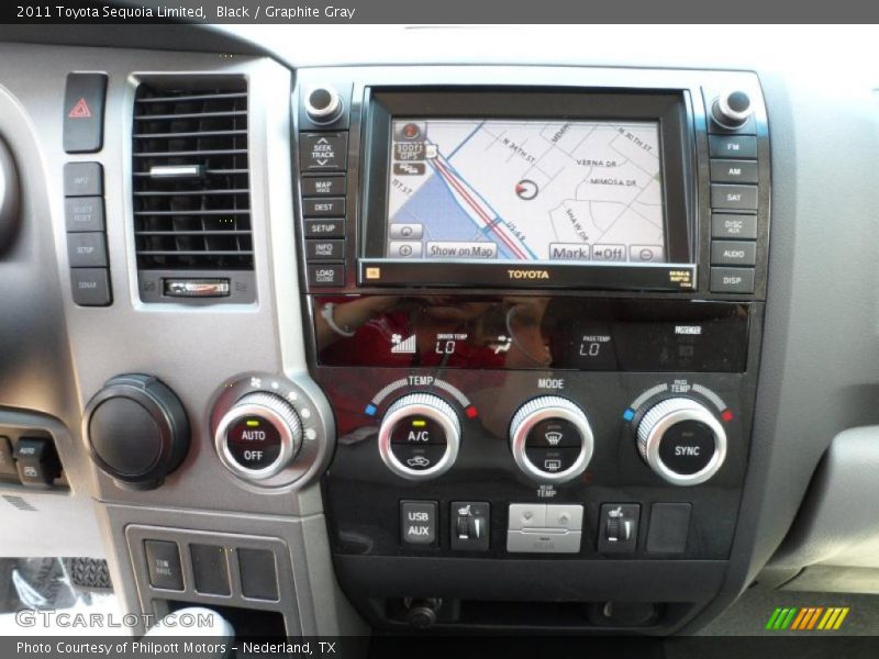 Black / Graphite Gray 2011 Toyota Sequoia Limited