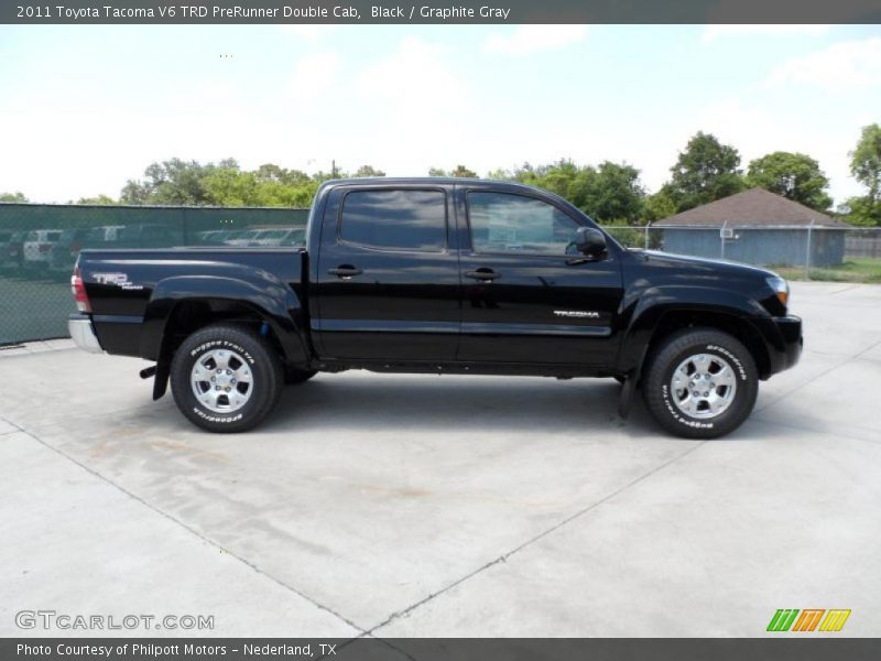 Black / Graphite Gray 2011 Toyota Tacoma V6 TRD PreRunner Double Cab