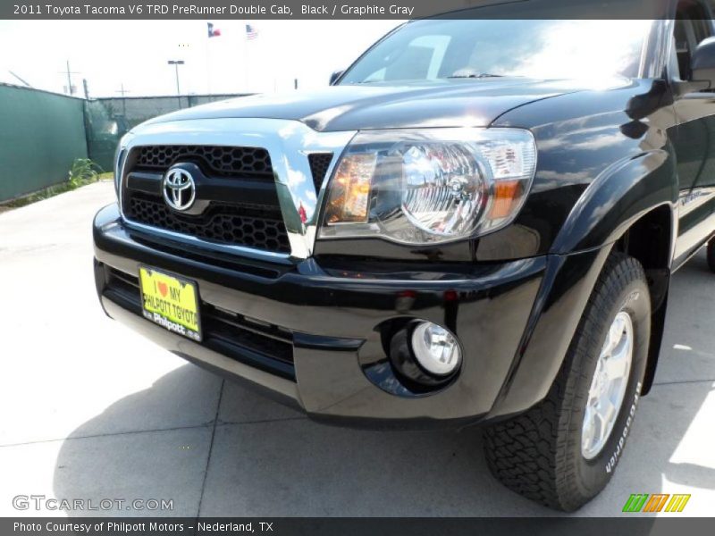 Black / Graphite Gray 2011 Toyota Tacoma V6 TRD PreRunner Double Cab