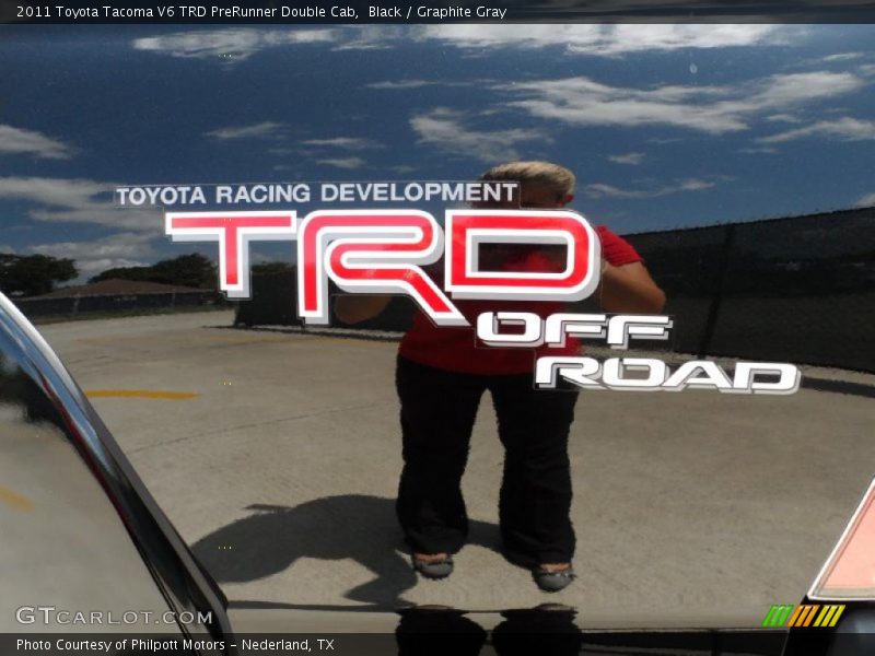 Black / Graphite Gray 2011 Toyota Tacoma V6 TRD PreRunner Double Cab