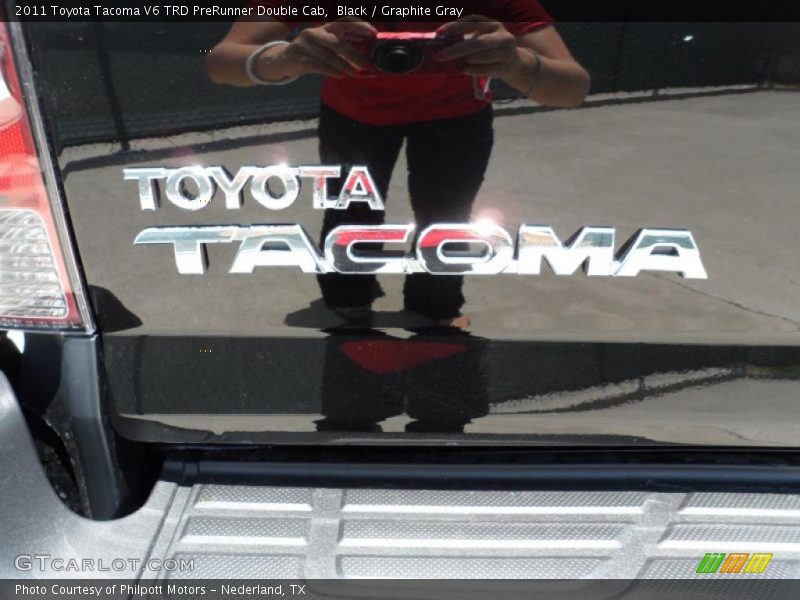 Black / Graphite Gray 2011 Toyota Tacoma V6 TRD PreRunner Double Cab