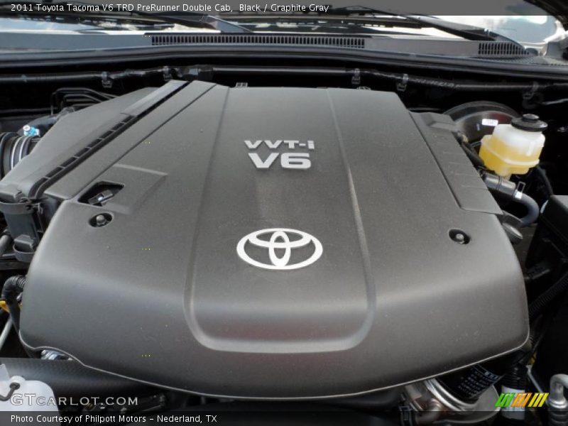 Black / Graphite Gray 2011 Toyota Tacoma V6 TRD PreRunner Double Cab