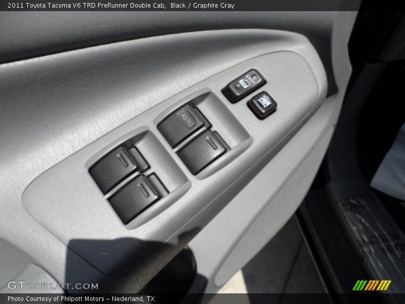 Black / Graphite Gray 2011 Toyota Tacoma V6 TRD PreRunner Double Cab