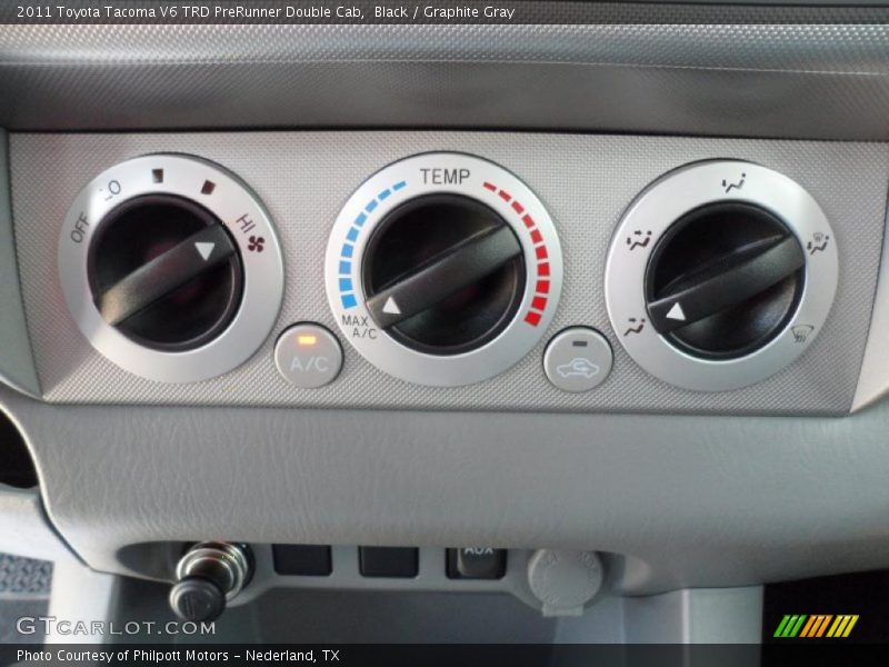 Black / Graphite Gray 2011 Toyota Tacoma V6 TRD PreRunner Double Cab