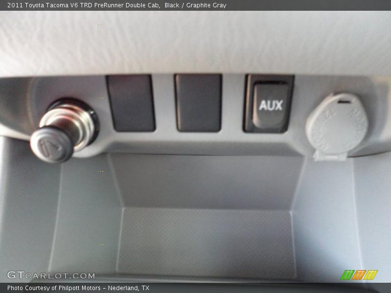 Black / Graphite Gray 2011 Toyota Tacoma V6 TRD PreRunner Double Cab