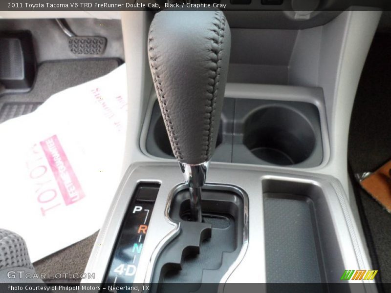 Black / Graphite Gray 2011 Toyota Tacoma V6 TRD PreRunner Double Cab